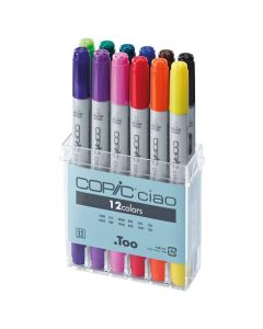 Copic Ciao Markers 12pc Set-Basic 8249