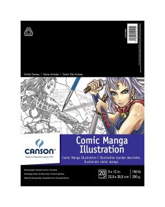 Canson Artist Series Comic Manga Illustration Pad, 9" x 12"