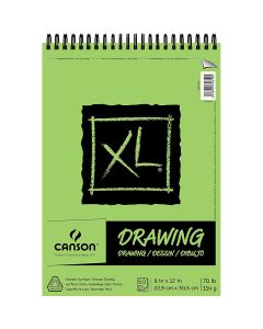 Canson XL Series Drawing Top Spiral 9" x 11" - 100510936