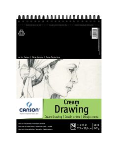 Canson Artist Series Cream Drawing Pad 11" x 14" - 100510974