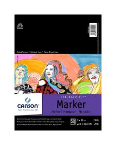 Canson Artist Series Pro Layout Marker Pad 9" x 11" - 100511047