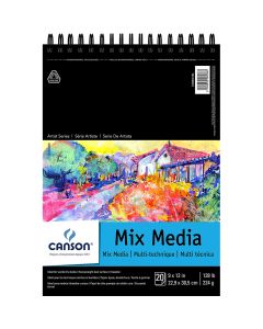 Canson Artist Series Mix Media Pad 9" x 11" - 200006186