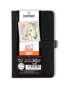 Canson 180 Degree Art Book Paper Pad, Hardbound, 3.5 x 5.5 Inch