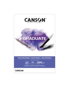 Canson Graduate White Mixed Media 200 gsm A4