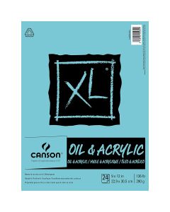 Canson XL Oil & Acrylic Pads, 
9" x 12"
