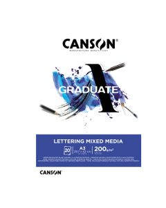 Canson Graduate - Lettering Mixed Media A3 - 200g - 31250P029