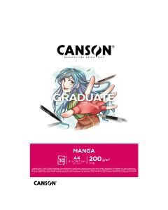 Canson Graduate Manga Pad A4 30 Sheets Smooth 200g - 31250P030