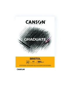 Canson Graduate Bristol 180gsm A5 Paper, Very Smooth - 400110382