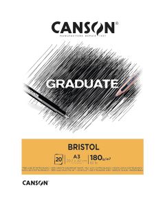 Canson Graduate Bristol 180gsm A3 Paper, Very Smooth - 400110384