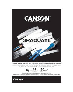Canson Graduate Black Drawing Pad A3 - 400110387
