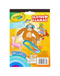 Crayola - Sloths & Llamas Sticker Activity Pad