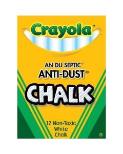 Crayola Anti Dust White Chalk