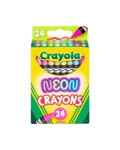 Crayola Neon Crayon Set of 24