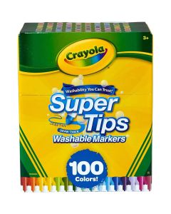Crayola 100-Color Super Tips Washable Marker Set