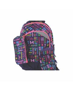 School Backpack 16.5" Mixed Style C - Glossy Bird