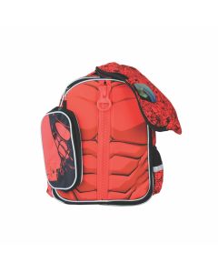 School Backpack 18" With Pencil Case - Spider Man - Glossy Bird