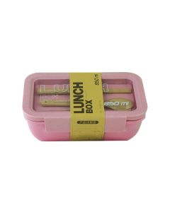 Lunch Box 850 ml Square - Pink