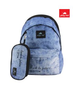 Backpack Glossy Bird Blue 2093