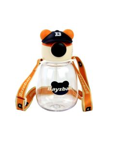 Water Bottle Baseball Designs - Orange 650 ML