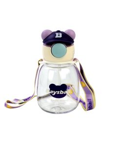 Water Bottle Baseball Designs - Purple 650 ML