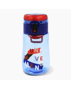Water Bottle Message Designs - Blue 520 ML