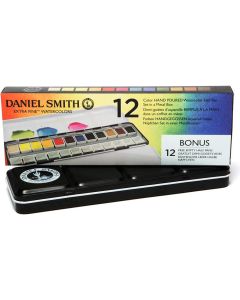 Daniel Smith Extra Fine Watercolor Half Pan Sets of 12