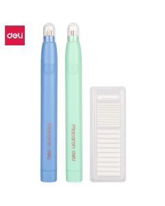 Deli electric eraser set with refills 