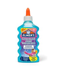 Elmer's PVA Glitter Glue,  Blue,  177 mL, Washable and Kid Friendly