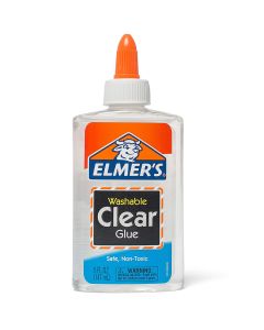 Elmer's Liquid School Glue, Clear, Washable, 147 ml