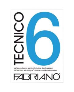 Fabriano Drawing Pad Smooth 240g Tecnico A3 - 09829742