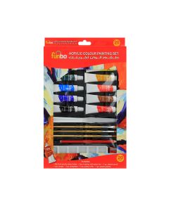 Acrylic Colour Painting Set of 20pc - Funbo