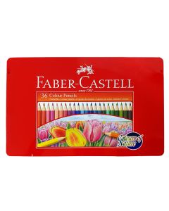 Faber Castell - Colour of Nature Flat Tin Pencil 36pcs