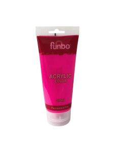 Funbo Acrylic Tube 200 ml Fluorecent Pink