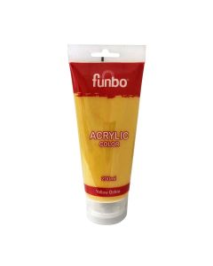 Funbo Acrylic Tube 200 ml Yellow Ochre