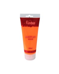 Funbo Acrylic Tube 200 ml Fluorscent Orange