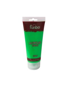 Funbo Acrylic Tube 200 ml Fluorecent Green