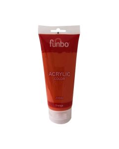 Funbo Acrylic Tube 200 ml Orange