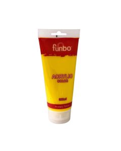Funbo Acrylic Tube 200 ml Primary Yellow