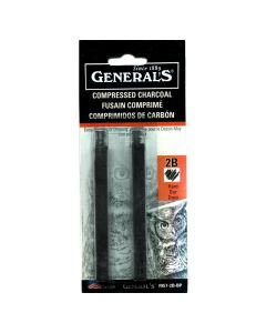Generals Compressed Charcoal Sticks 2B