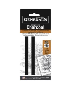 Generals Compressed Charcoal Sticks 4B