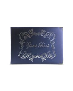 Guest Book A4 Blue Grandluxe 029081