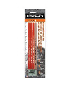 Charcoal Pencil Kit, 5 Pieces - Peggable