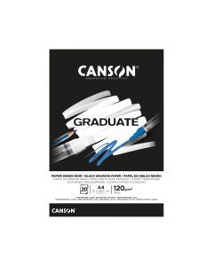 Canson Graduate Black Drawing 120 gsm A4