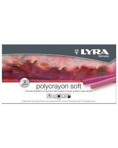 LYRA Polycrayons Soft Box - 12pcs