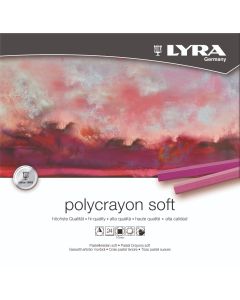 LYRA Polycrayons Soft Box - 24pcs