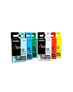 Casio Label Printer Tape 12MM- XR-18HSWE 