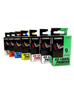 Casio Label Printer Tape 9MM- XR-9HSWE 