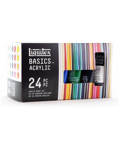 Liquitex Basics Acrylic Paint Set, 24 x 22ml