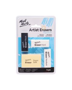 Mont Marte Artists Eraser Pack 4pc