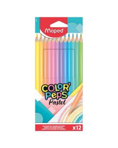 Maped Color Pencils Pastel 12 colors